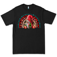 Black festive gnome with gifts Premium Tee - CowhideDigitalArt