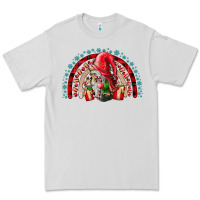 Dove Grey festive gnome with gifts Premium Tee - CowhideDigitalArt