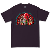 Plum festive gnome with gifts Premium Tee - CowhideDigitalArt
