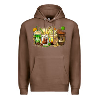 Chestnut beer coffee cups Premium Hoodie - Zillion Design Studio
