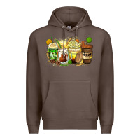 Coffee beer coffee cups Premium Hoodie - Zillion Design Studio