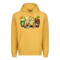 Mustard beer coffee cups Premium Hoodie - Zillion Design Studio