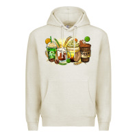 Oatmeal Heather beer coffee cups Premium Hoodie - Zillion Design Studio
