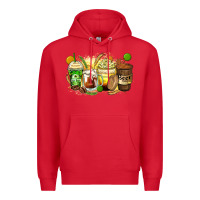 Red beer coffee cups Premium Hoodie - Zillion Design Studio