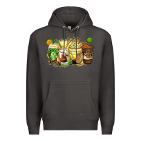 Smoke beer coffee cups Premium Hoodie - Zillion Design Studio