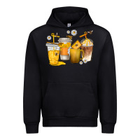 Black coffee cups bumble bee Urban Hoodie - texasbilliewilder