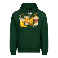 Foreset Green coffee cups bumble bee Urban Hoodie - texasbilliewilder
