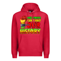 Cardinal one month cant hold our history juneteenth Premium Hoodie - texasbilliewilder
