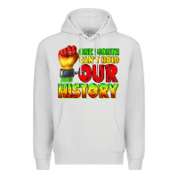 Dove Grey one month cant hold our history juneteenth Premium Hoodie - texasbilliewilder