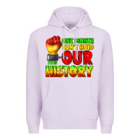 Lilac one month cant hold our history juneteenth Premium Hoodie - texasbilliewilder