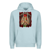 Blue Mist Happy Horrordays Premium Hoodie - RanaPortraitStore