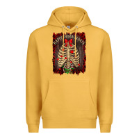 Mustard Happy Horrordays Premium Hoodie - RanaPortraitStore