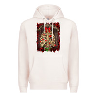 Pale Pink Happy Horrordays Premium Hoodie - RanaPortraitStore