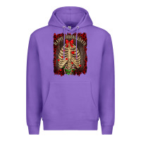 Purple Happy Horrordays Premium Hoodie - RanaPortraitStore