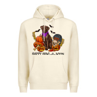 Sandshell Happy howl o ween Premium Hoodie - RanaPortraitStore