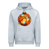 Heather Grey christmas  baskerball Urban Hoodie - Zillion Design Studio