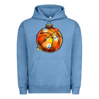 Pigment Pebble Blue christmas  baskerball Urban Hoodie - Zillion Design Studio