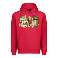 Cardinal sheep coffee cups Premium Hoodie - Zillion Design Studio