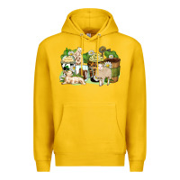 Lemon sheep coffee cups Premium Hoodie - Zillion Design Studio