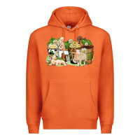 Carrot sheep coffee cups Premium Hoodie - Zillion Design Studio