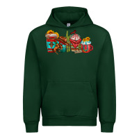 Forest Green cowboy coffee cups Urban Hoodie - texasbilliewilder