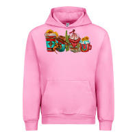 Fuchsia Pink cowboy coffee cups Urban Hoodie - texasbilliewilder