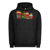 Pigment Black cowboy coffee cups Urban Hoodie - texasbilliewilder