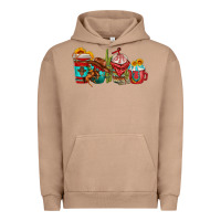 Pigment Burro cowboy coffee cups Urban Hoodie - texasbilliewilder