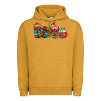 Pigment Peanut Butter cowboy coffee cups Urban Hoodie - texasbilliewilder
