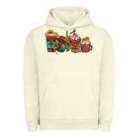 Pigment Pistachio cowboy coffee cups Urban Hoodie - texasbilliewilder