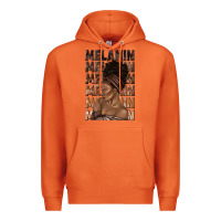 Carrot melanin melanin melanin with afro girl Premium Hoodie - texasbilliewilder