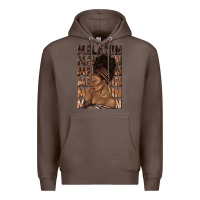 Coffee melanin melanin melanin with afro girl Premium Hoodie - texasbilliewilder