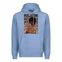 Colony Blue melanin melanin melanin with afro girl Premium Hoodie - texasbilliewilder