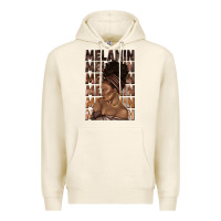 Tofu melanin melanin melanin with afro girl Premium Hoodie - texasbilliewilder