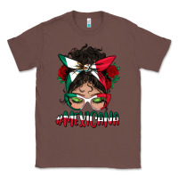 Chestnut Mexicana Messy Bun Mama Classic Tee - BundleAndBundleShop