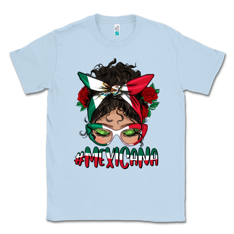Mexicana Messy Bun Mama Classic Tee by BundleAndBundleShop | Teevron
