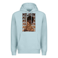 Blue Mist melanin melanin melanin with afro girl Premium Hoodie - texasbilliewilder
