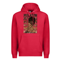 Cardinal melanin melanin melanin with afro girl Premium Hoodie - texasbilliewilder