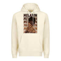 Sandshell melanin melanin melanin with afro girl Premium Hoodie - texasbilliewilder