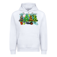 White leopard with tennis Urban Hoodie - Zillion Design Studio