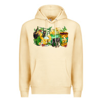 Pina Colada monkey coffee cups Premium Hoodie - Zillion Design Studio