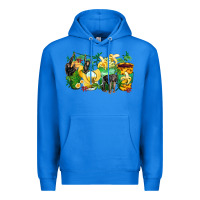 True Royal monkey coffee cups Premium Hoodie - Zillion Design Studio