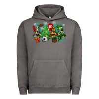 Pigment Tornado christmas trees with tennis Urban Hoodie - Zillion Design Studio