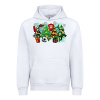 White christmas trees with tennis Urban Hoodie - Zillion Design Studio