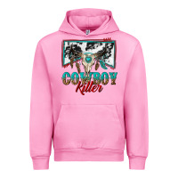Fuchsia Pink cowboy killer Urban Hoodie - texasbilliewilder