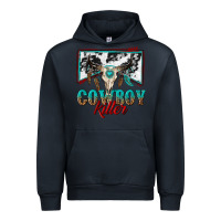 Navy cowboy killer Urban Hoodie - texasbilliewilder