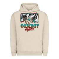 Pigment French Oak cowboy killer Urban Hoodie - texasbilliewilder