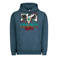 Pigment Midnight Navy cowboy killer Urban Hoodie - texasbilliewilder