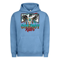 Pigment Pebble Blue cowboy killer Urban Hoodie - texasbilliewilder