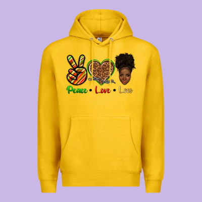 Peace Love Locs Premium Hoodie Designed By Texasbilliewilder
